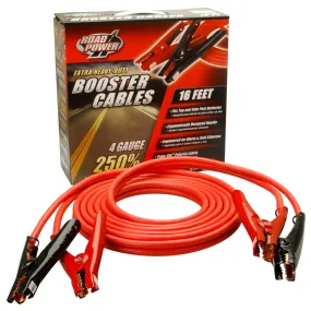 16 ft. 4 Gauge with 500 Amp Polar-Glo Booster Cable Clamp