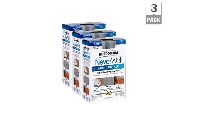 3 Pack: Rust-Oleum NeverWet Multi-Purpose Spray Kit - Repels Water, Mud, Ice & More - Ships Same/Next Day!