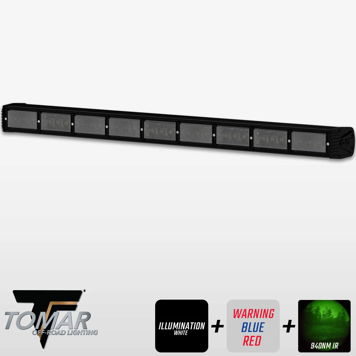 45" TRT Series Warning & Infrared LED Light Bar