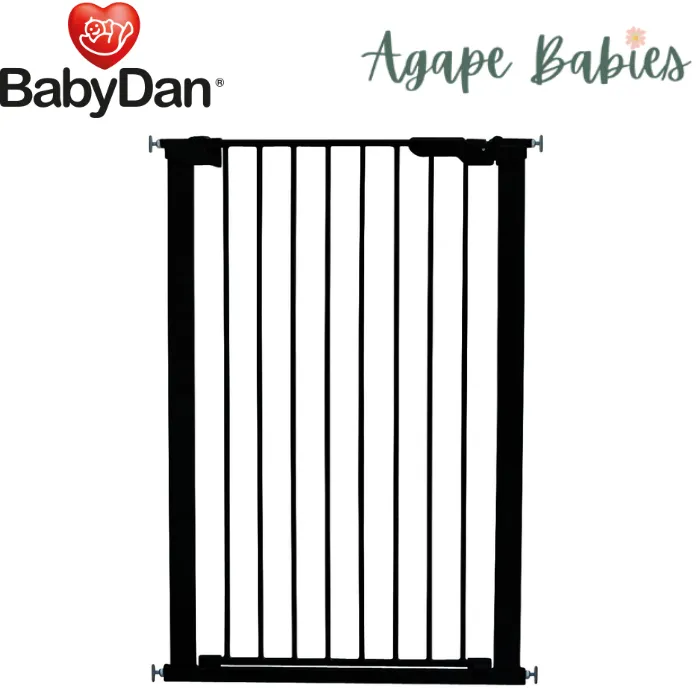 Baby Dan Pet Premier Extra Tall Pressure Fit Gate with 2 Extensions (Black) by Scandinavian Pet Design