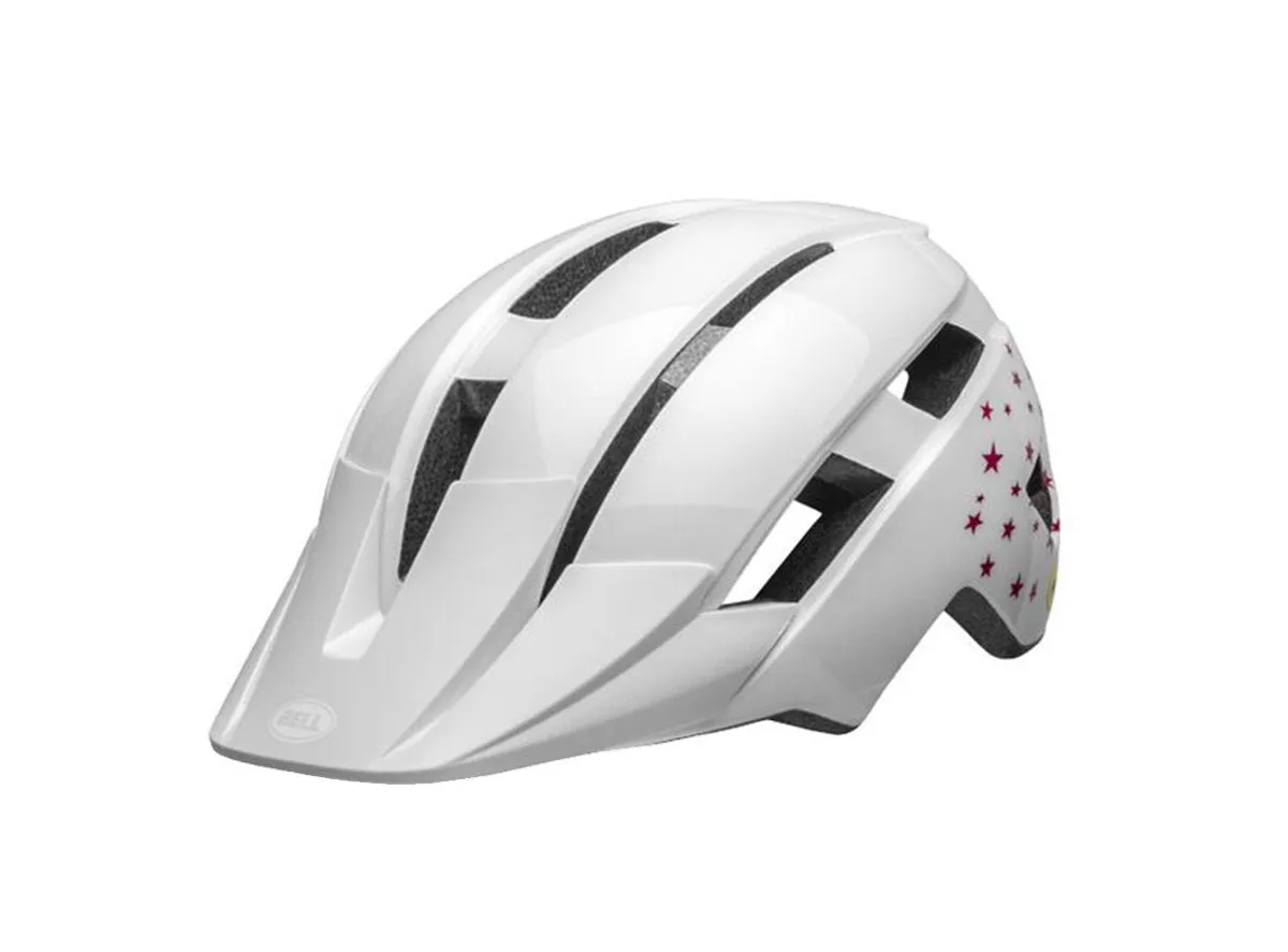 Bell Sidetrack II MIPS MTB Helmet - Youth - White Stars