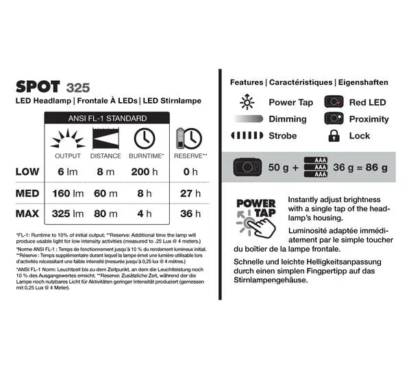 Black Diamond - Spot 325 Headlamp