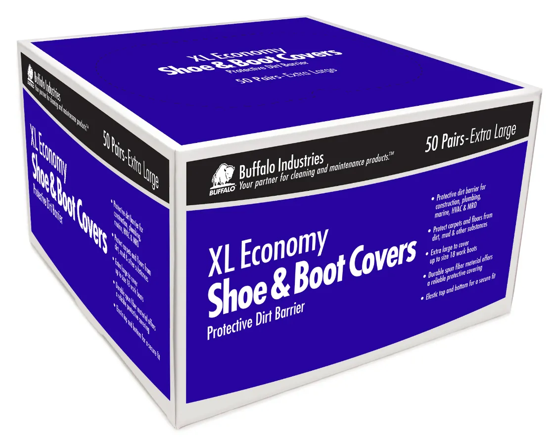 Buffalo Industries XL Economy Shoe and Boot Covers