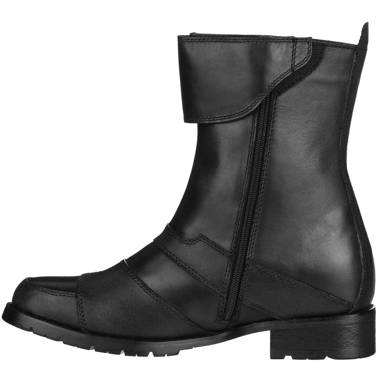 CALTO Zipper High-Top Biker Boots - 3.3 Inches - G6252