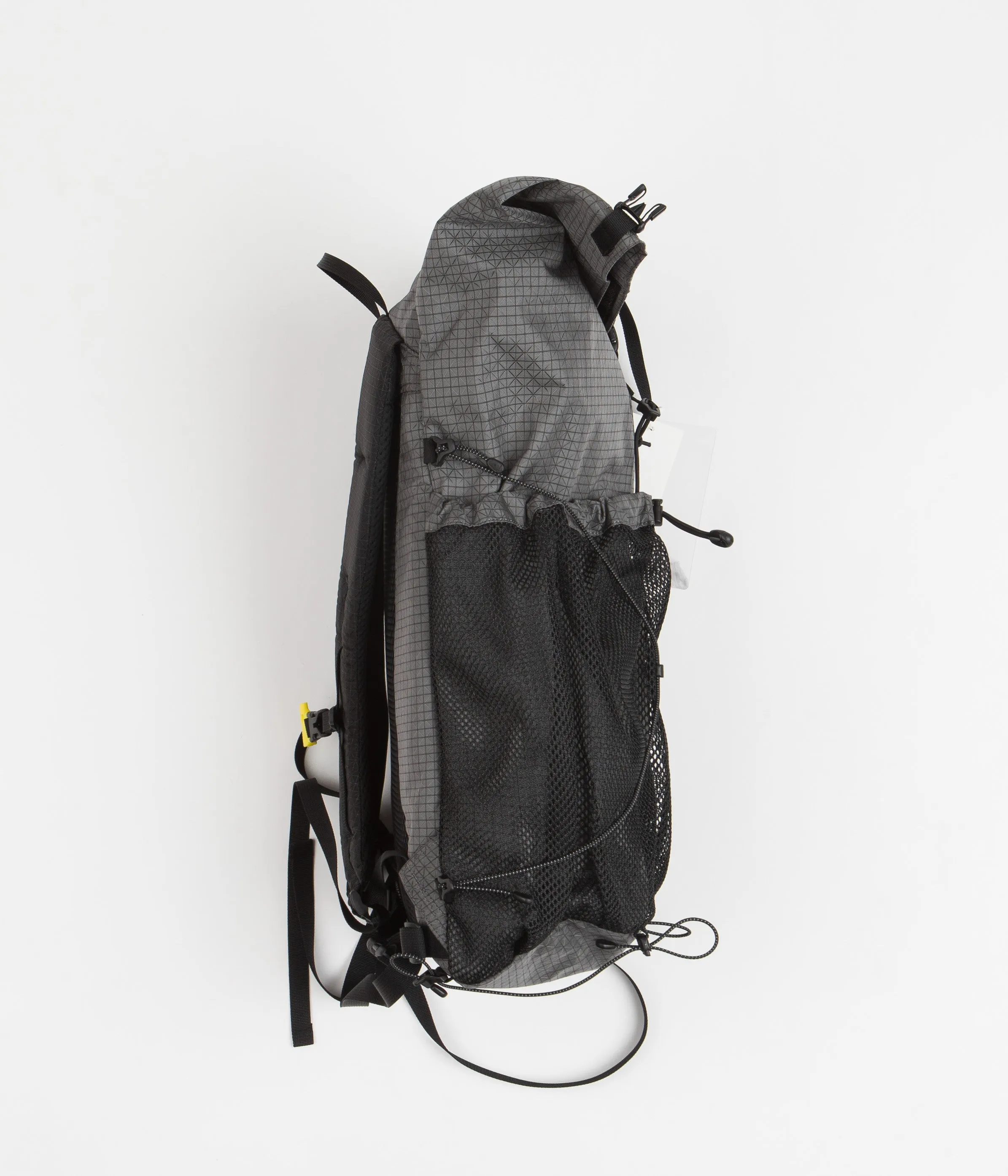 Cayl Gaya Roll Top B-Grid Mesh Backpack - Grey