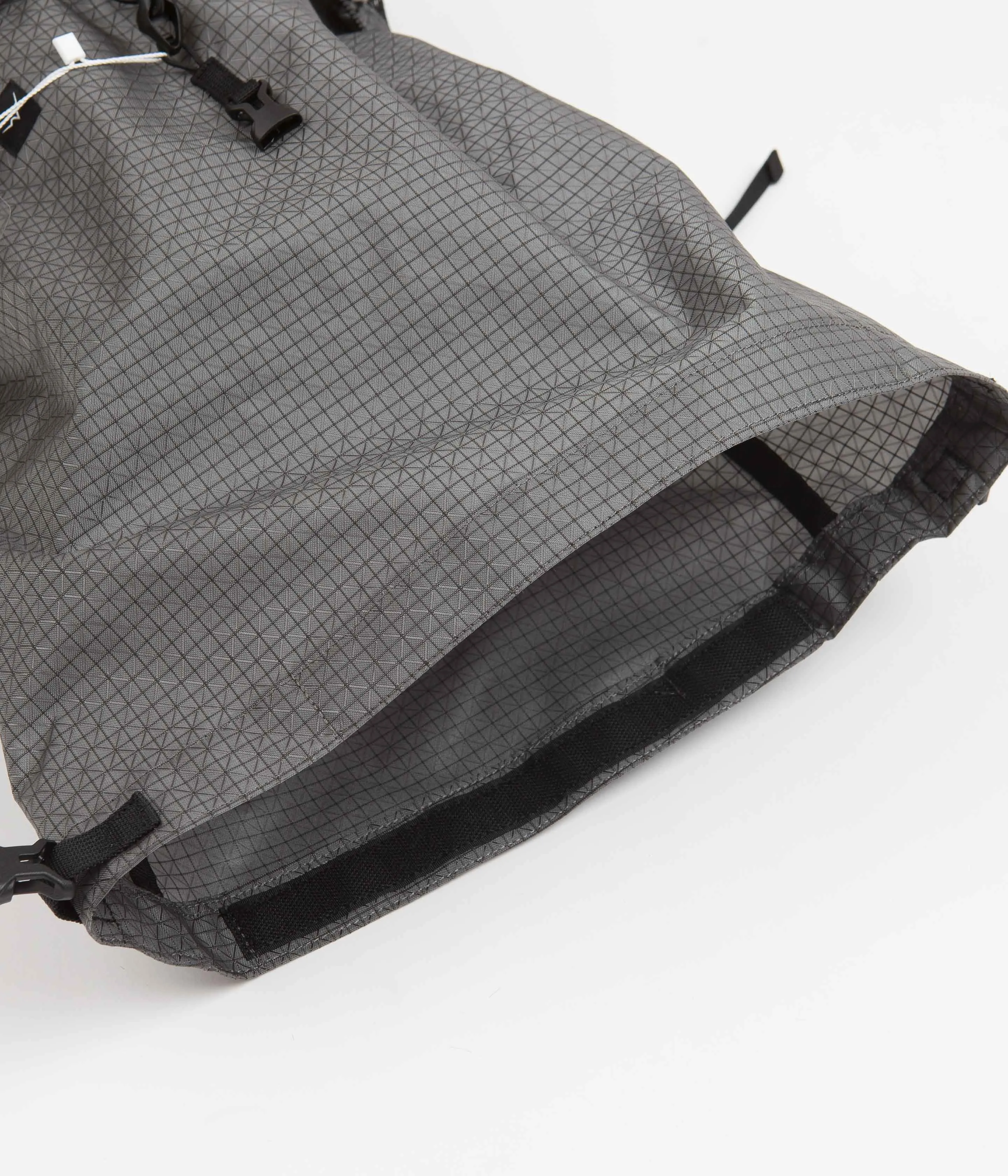 Cayl Gaya Roll Top B-Grid Mesh Backpack - Grey