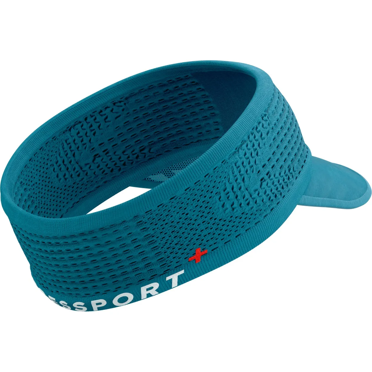 Compressport Unisex's Spiderweb Headband ON/OFF - Mosaic Blue