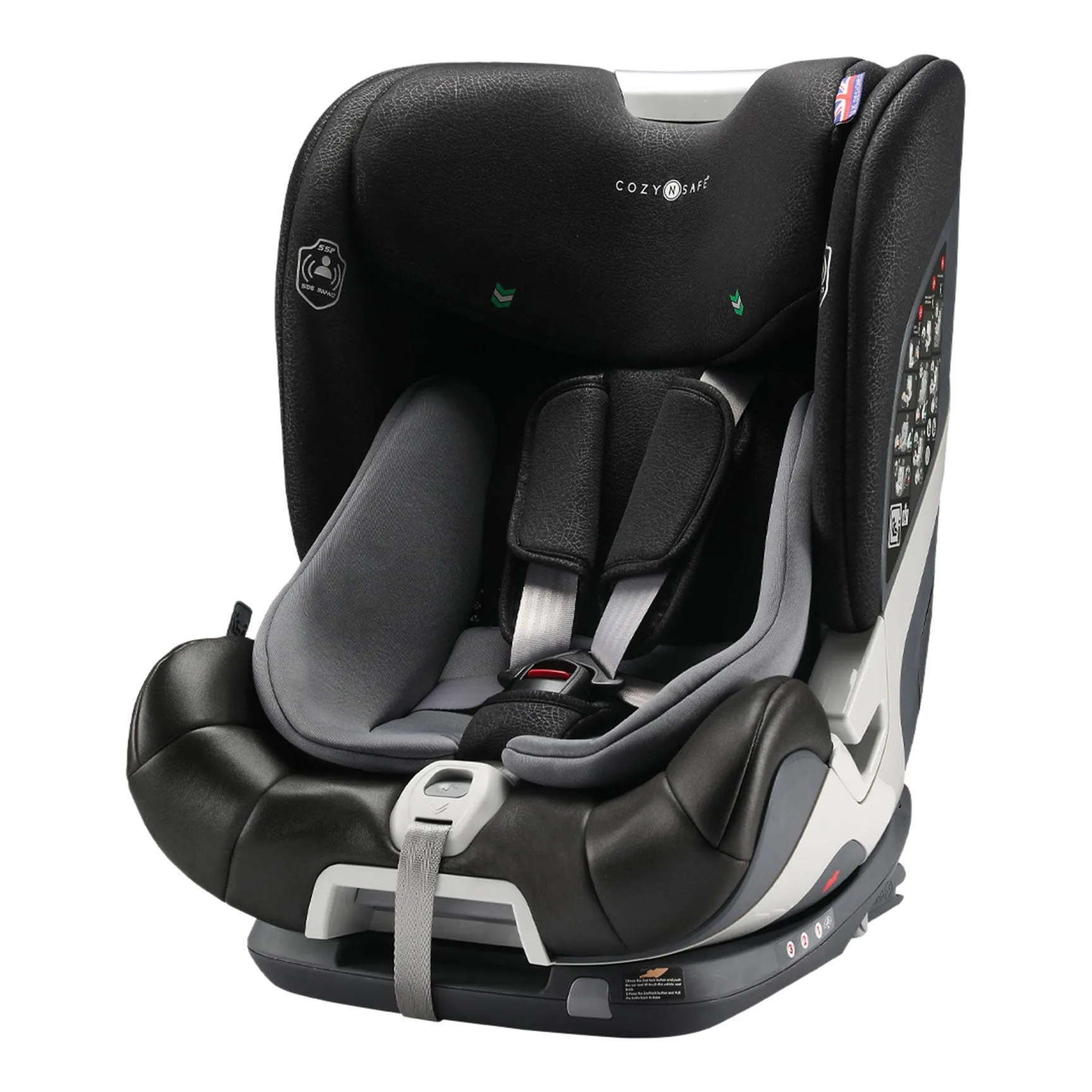 Cozy N Safe Tristan i-Size Car Seat - Black/Grey