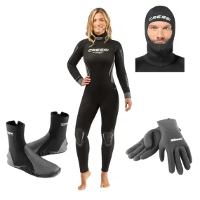 Cressi 7mm Women's Full Wetsuit Package