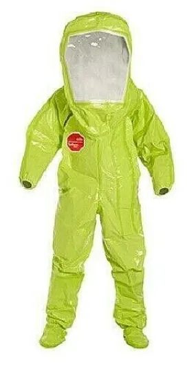 Dupont TK527T Tychem 10000 Encapsulated Level B Suit Front Entry