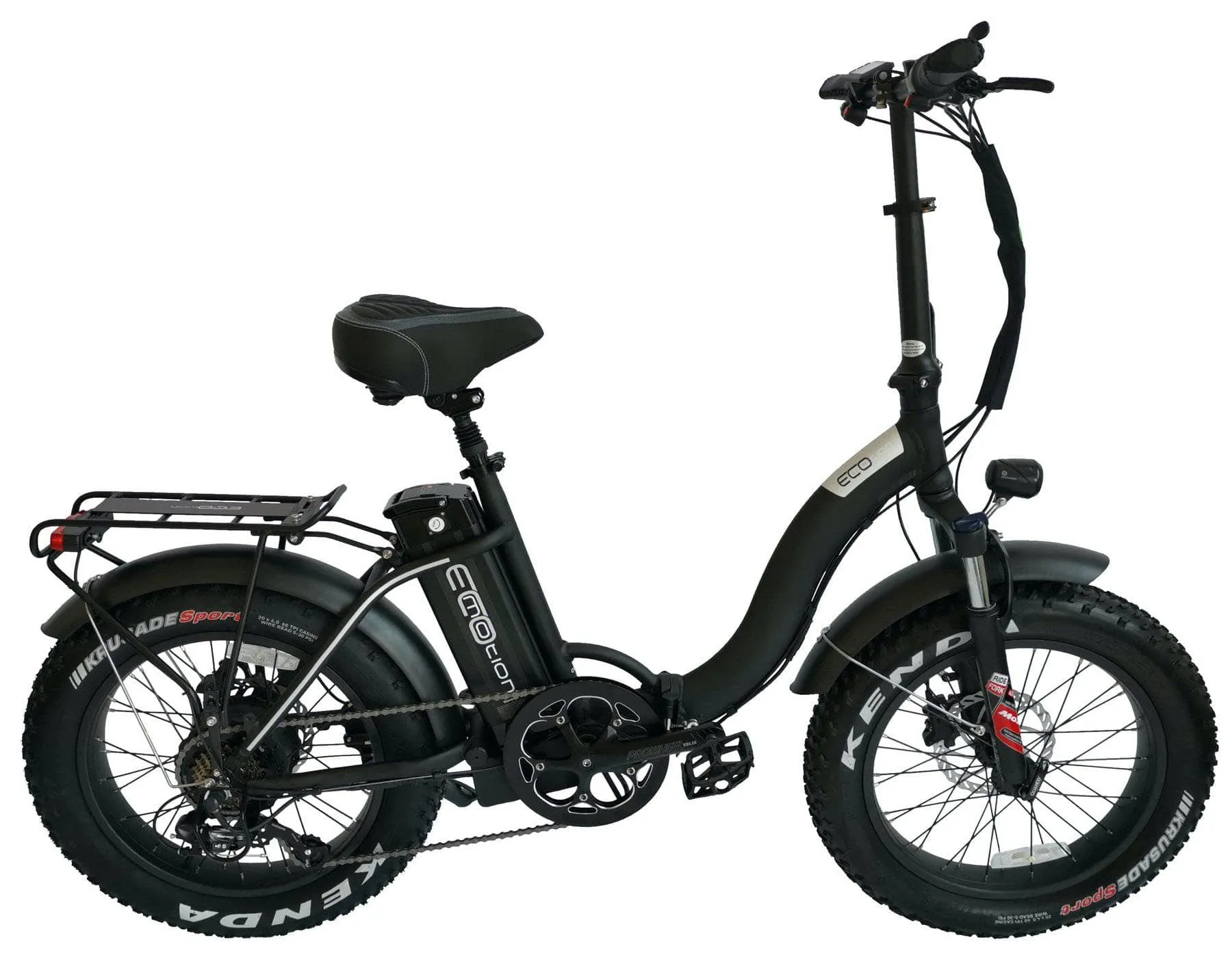 EcoMotion Mini Pro 48V 500W Low Step Electric Folding Fat Tire Bike