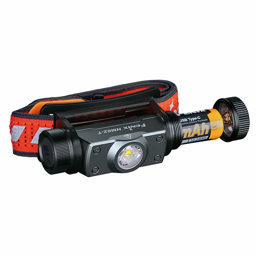 Fenix HM62-T Light Weight Trail Running USB Rechargeable Headtorch - Magma