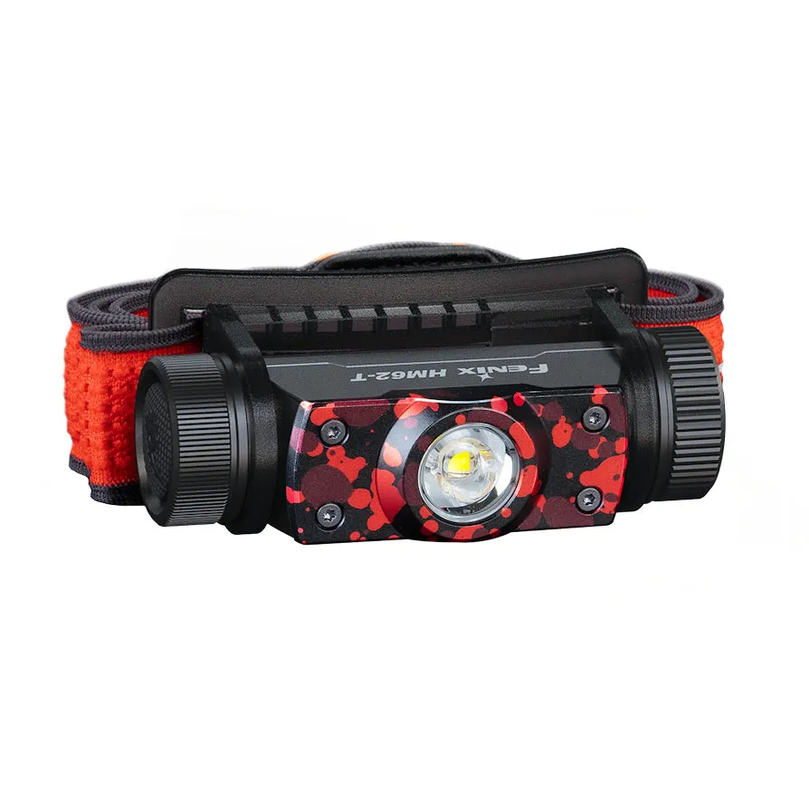 Fenix HM62-T Light Weight Trail Running USB Rechargeable Headtorch - Magma