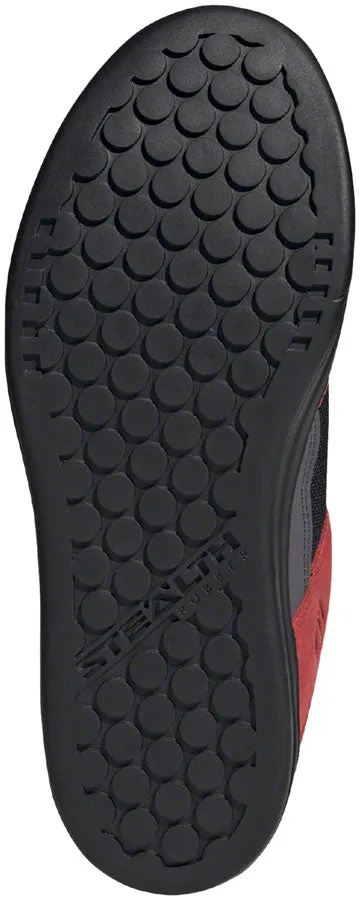 Five Ten Freerider Flat Shoe - Men's, Black/Solar Red/Gray Six