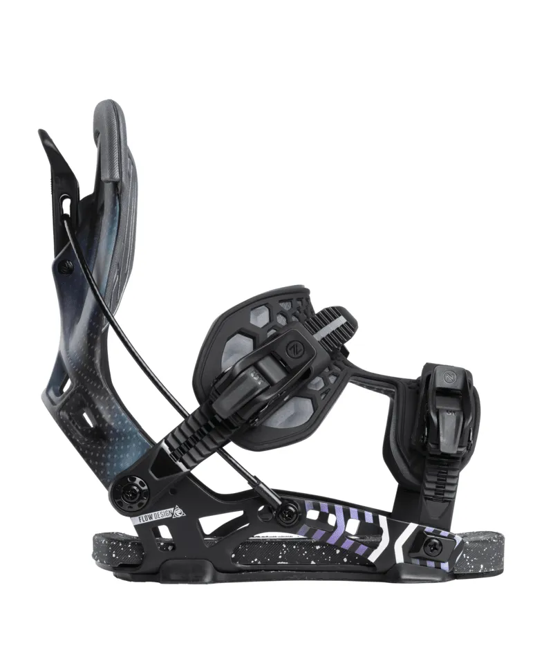 FLOW NX2 Fusion Snowboard Bindings Spaceblack 2025