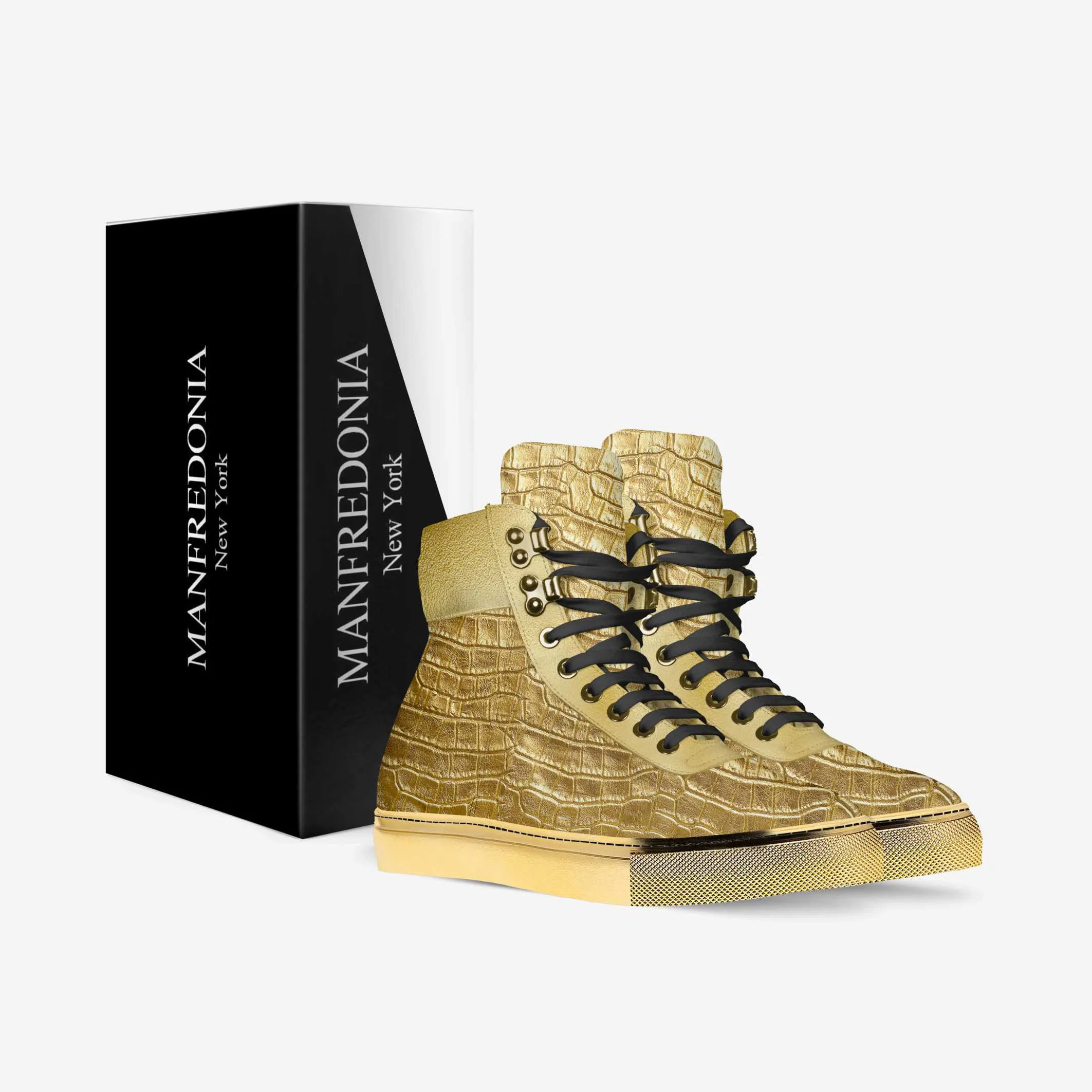 GOLD ALLIGATOR MOUNTAIN BOOT