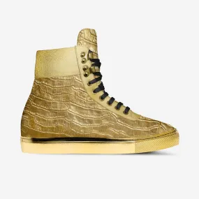 GOLD ALLIGATOR MOUNTAIN BOOT