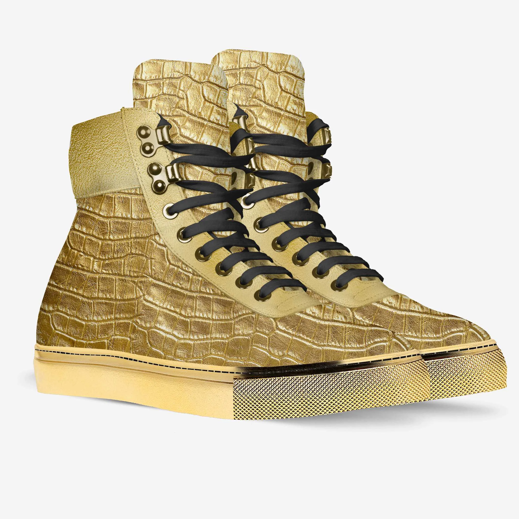 GOLD ALLIGATOR MOUNTAIN BOOT