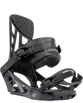 K2 2022 Indy Snowboard Bindings Black