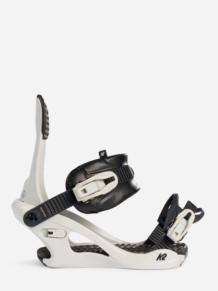 K2 2023 Bedford Women's Snowboard Bindings Grey