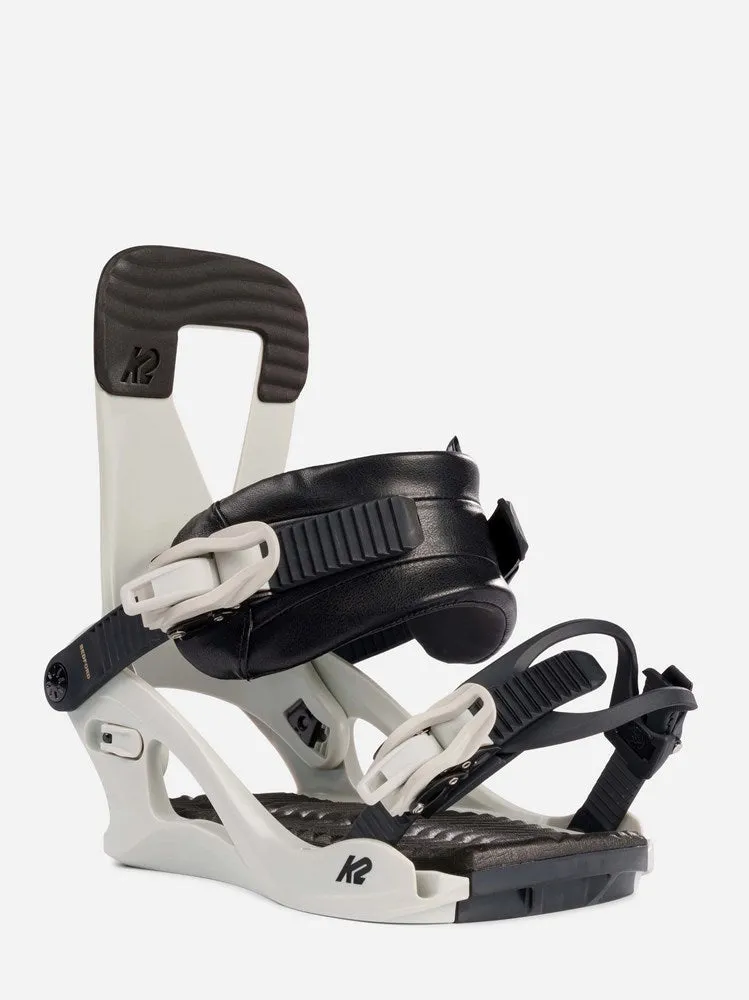 K2 2023 Bedford Women's Snowboard Bindings Grey