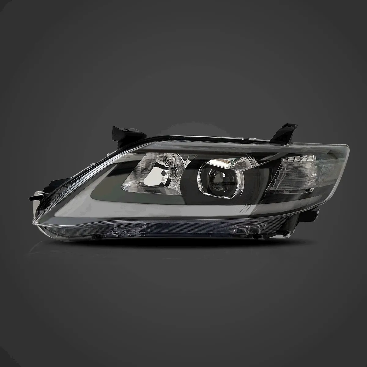 LED Headlight Assembly Projector For 2010-2011 Toyota Camry 6th Gen XV40 Facelift Regular Models Sedan