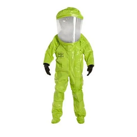 Level A Full Hazmat Suit Front Entry Fully Encapsulated, Chemical Resistant Suit