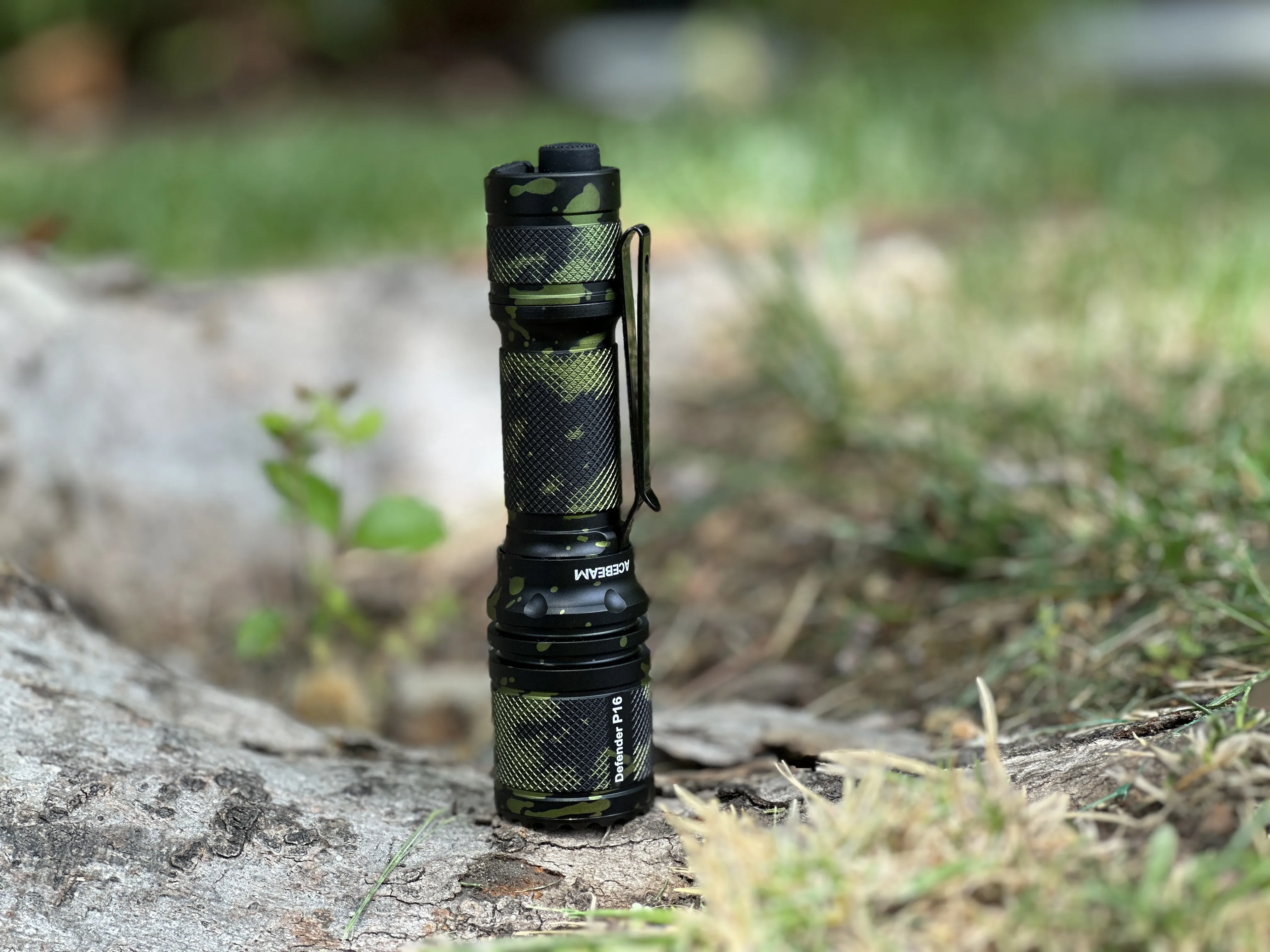 Limited Edition 33rd CountyComm Anniversary Light - Splash - Tactical Defender P16 Dual Switch / Acebeam® & Maratac® Collab Flashlight ( Flash Sale! )