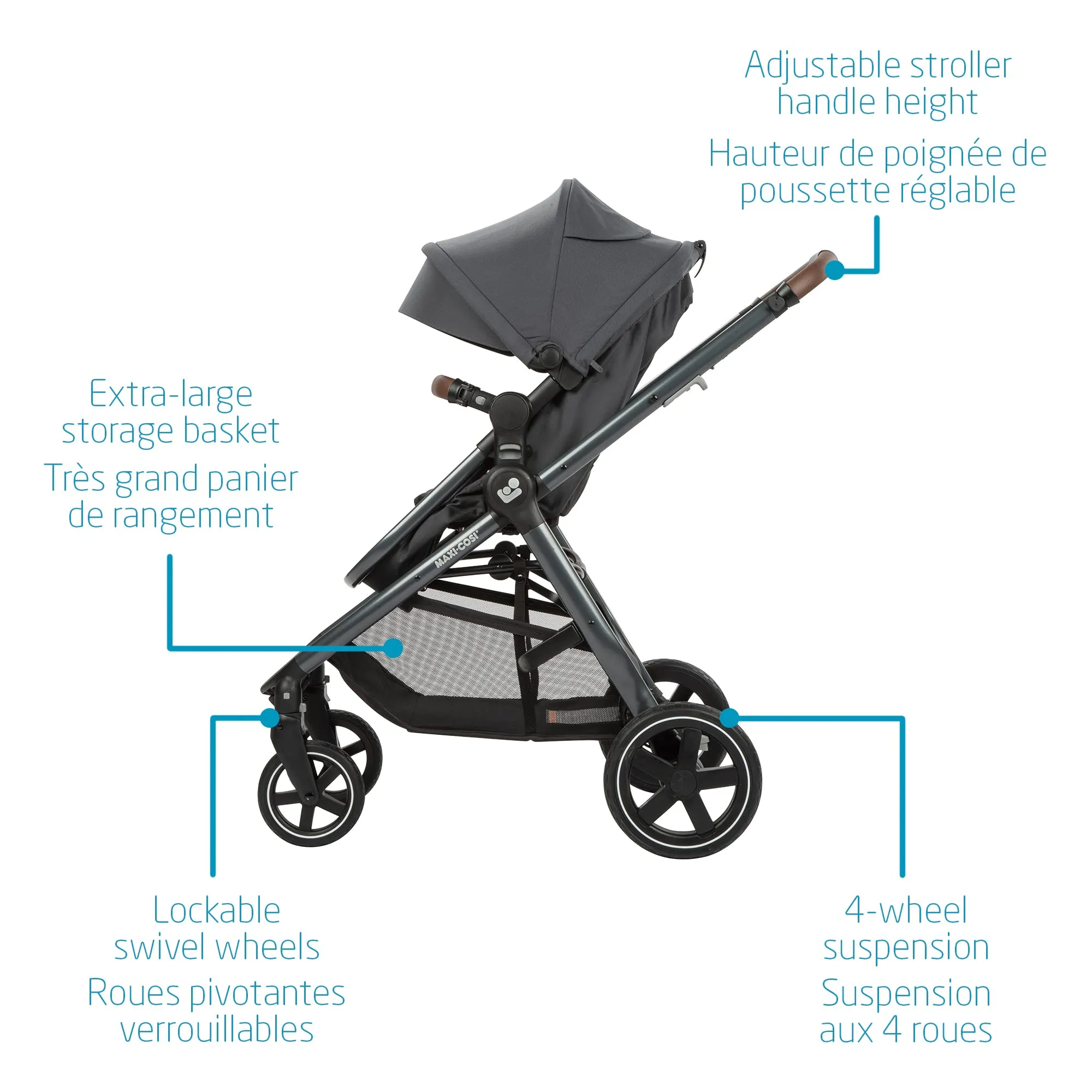 Maxi Cosi Zelia Max 5-in-1 Modular Travel System