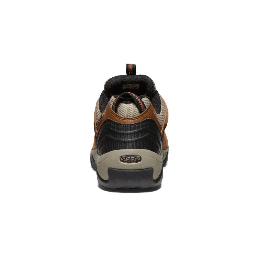 Men's Headout Waterproof Hiking Shoe  |  Bison/Fossil Orange