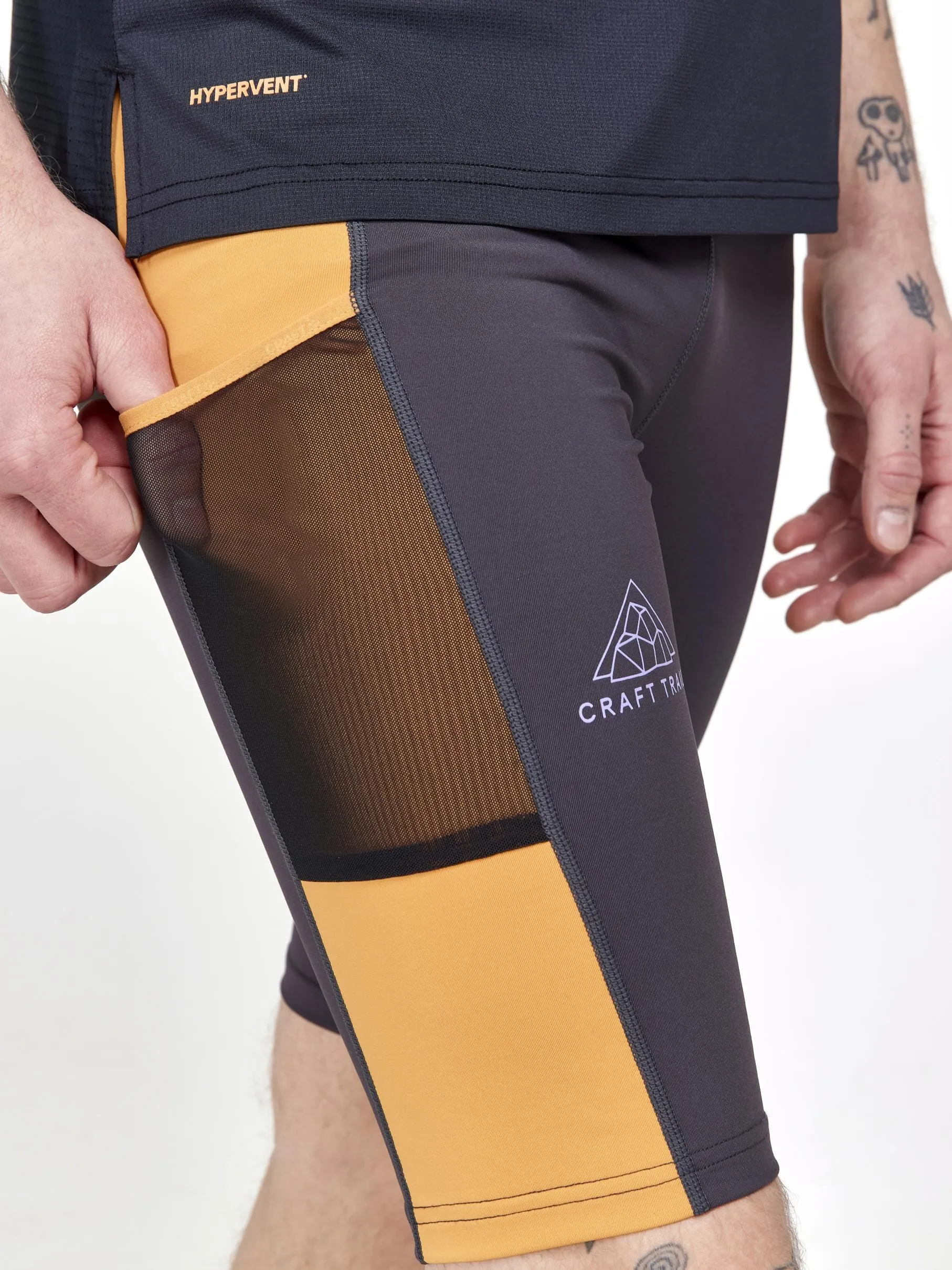 Men's PRO Trail Running Short Tights