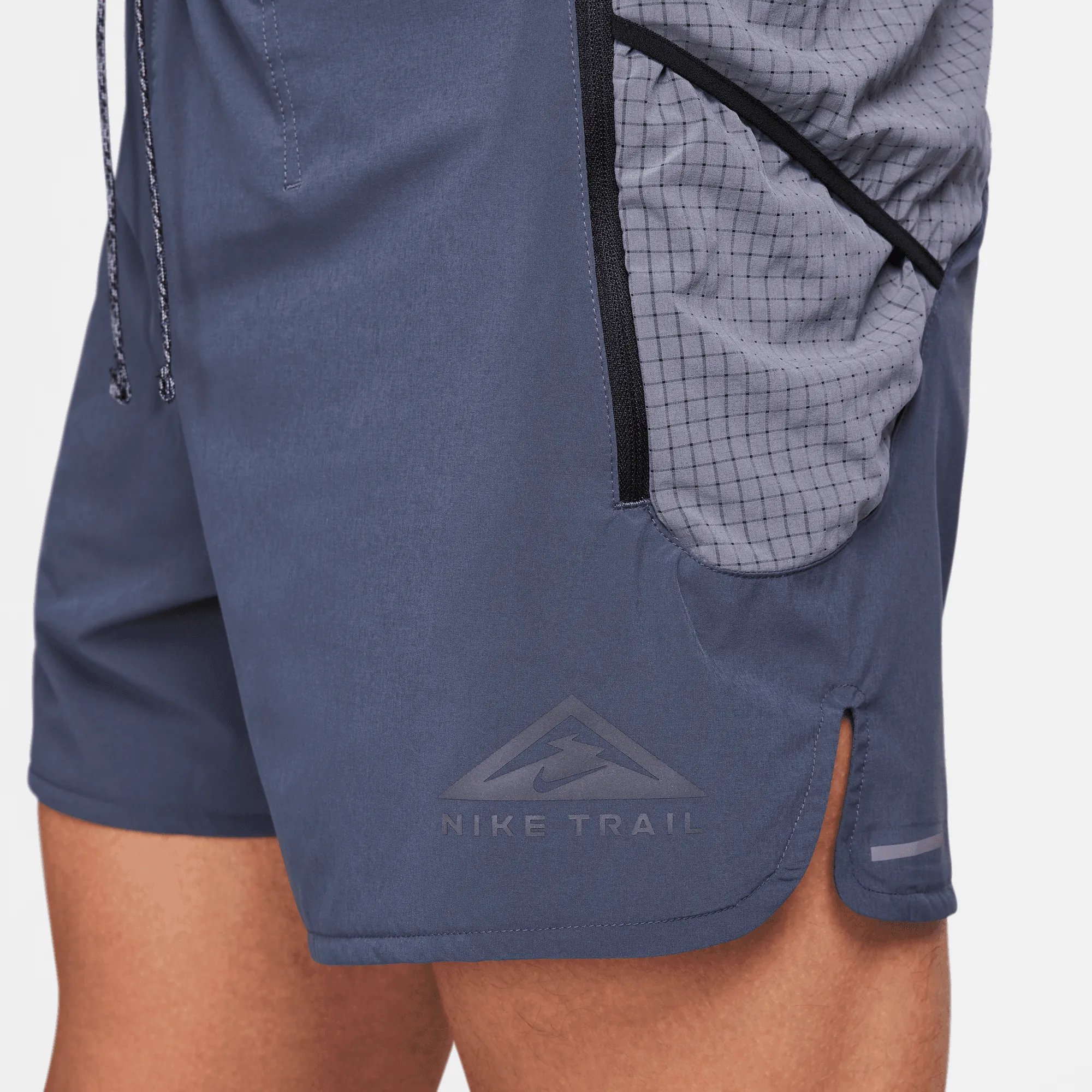 Men's Trail Second Sunrise 5" Brief-Lined Shorts (437 - Thunder Blue/Light Carbon/Black)