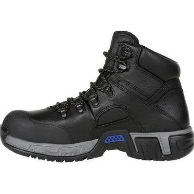 Michelin Men's Hydroedge 6" Steel Toe WP Work Boot -Black- XHY866