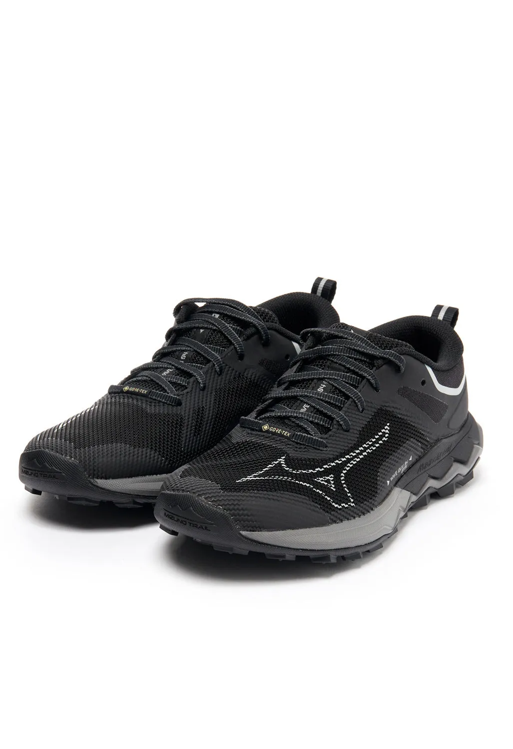 Mizuno Women's Wave Ibuki 4 GTX Trainers - Black / Silver / Quiet Shade