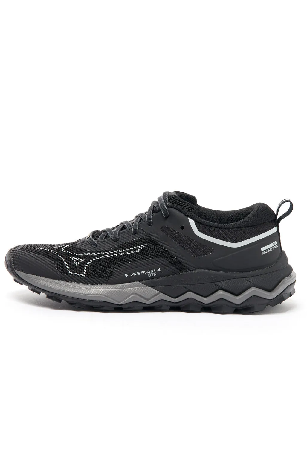 Mizuno Women's Wave Ibuki 4 GTX Trainers - Black / Silver / Quiet Shade