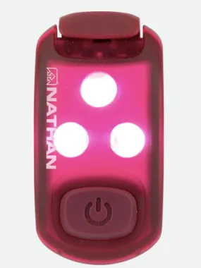 Nathan Strobe Light LED Safety Light Clip