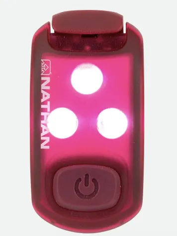 Nathan Strobe Light LED Safety Light Clip