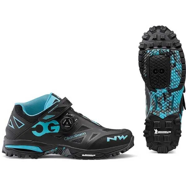 Northwave Enduro Mid Blk/Aqua - 44