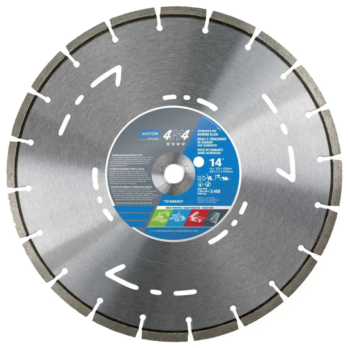 Norton Clipper 4x4 High Speed Diamond Blade