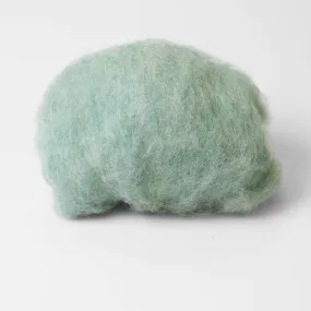 Pale Mint Wool for Wet Felting, Tyrolean Bergschaf