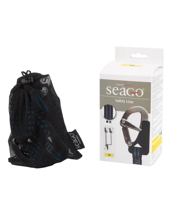 Seago Safety Tether Line 3 Hooks Elasticated Webbing