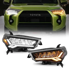 Shark Teeth Style LED Headlight With Dynamic DRL for 2014-2023 Toyota 4Runner