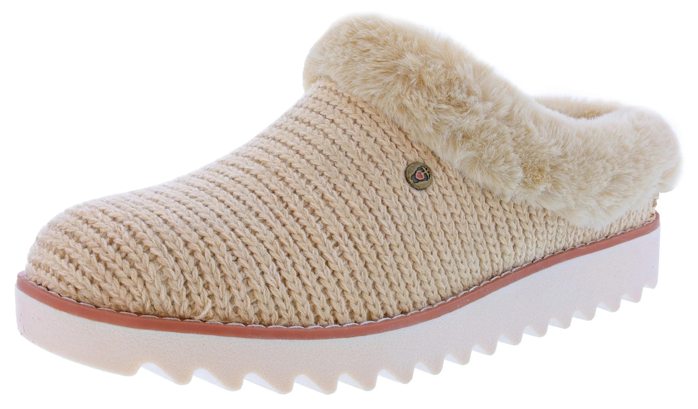 Skechers Bobs Women's Mountain Kiss Sweet Summit Memory Foam Slippers