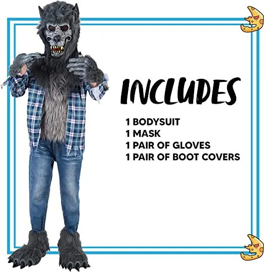 Spooktacular Creations Werewolf Deluxe Costume Set for Children