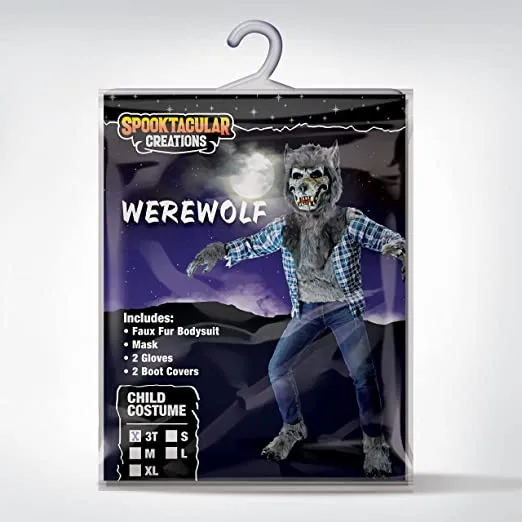 Spooktacular Creations Werewolf Deluxe Costume Set for Children