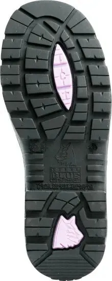 Steel Blue Women's Black Argyle-6" Steel Toe- #812892