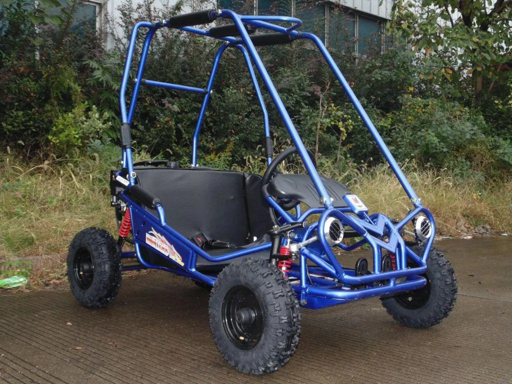 TRAILMASTER MINI XRS  - KIDS SIZE GO KART, Bench Seat, Pull Start , Roll Cage, Lap Belts, NO Reverse