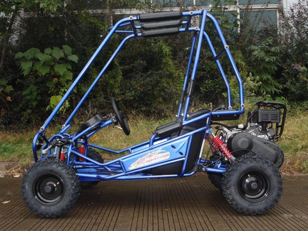 TRAILMASTER MINI XRS  - KIDS SIZE GO KART, Bench Seat, Pull Start , Roll Cage, Lap Belts, NO Reverse