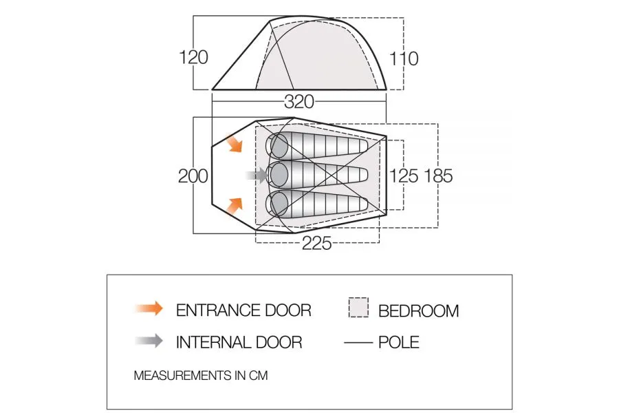 Vango Apex Geo 300