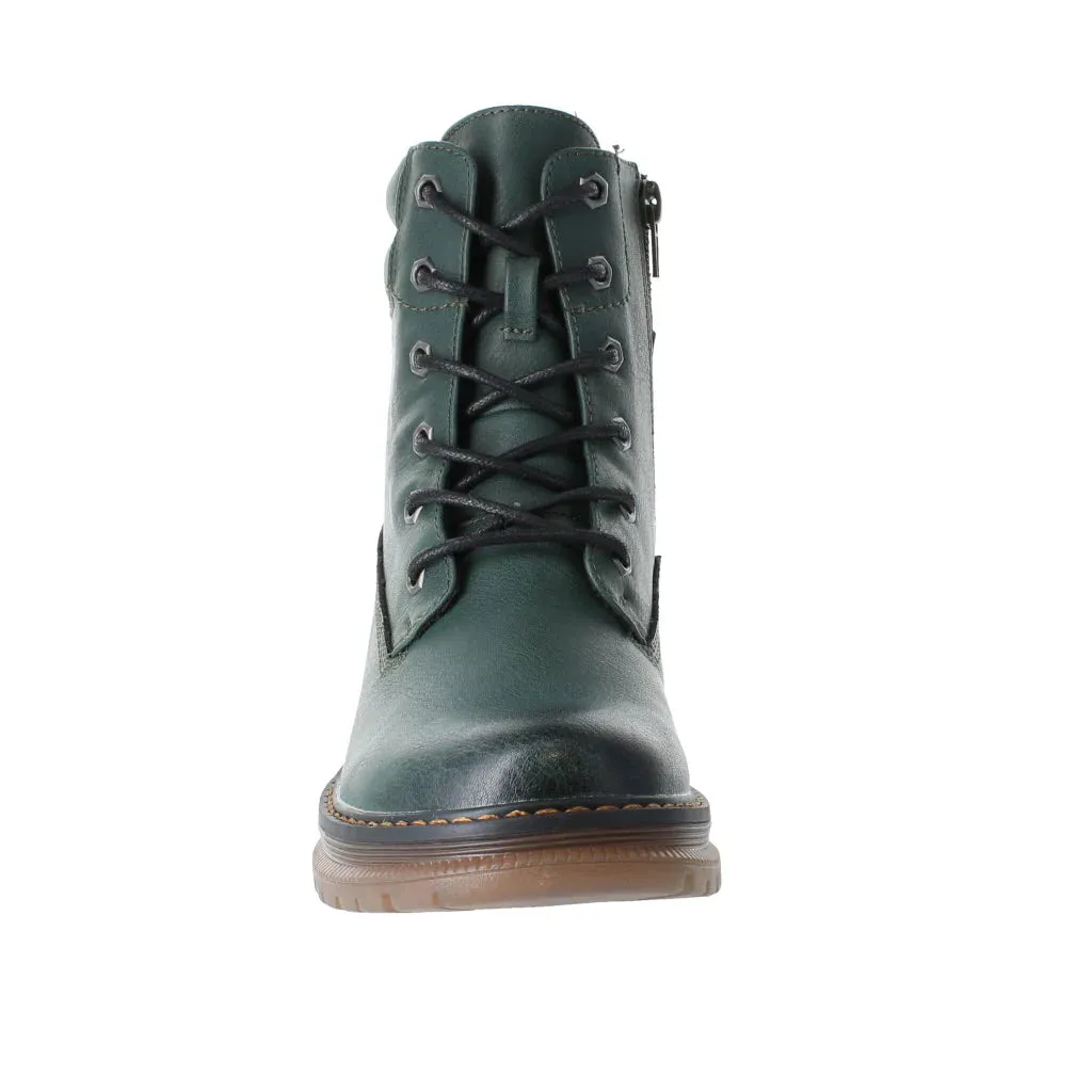 Westland By Josef Seibel Peyton 01 Green Ladies Comfort Lace Up Ankle Boot